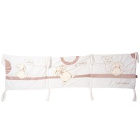 tour de lit lapin bonbon marron