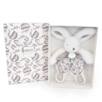 Doudou plat lapin blanc 18 cm - dc4190.jpg