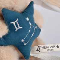 broderie gémeaux doudou astro