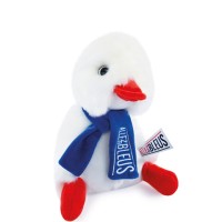 Allez les Bleus - Peluche poussin Cocorico blanc avec écharpe supporter - 20 cm-JO2455.jpg