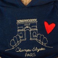 avec sweat marine brodé Champs Elysees-SP4287-2.jpg