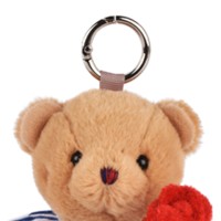 Peluche Ours porte cle avec rose - Le Romantique - 15 cm- SP4517-3.jpg