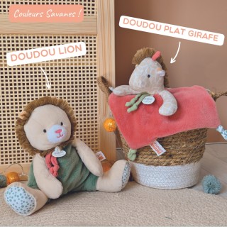 doudou lion et peluche lion