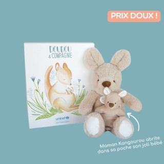 kangourou en peluche