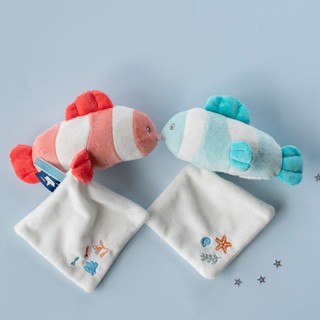 Peluche poisson clown mignon avec doudou - 16 cm