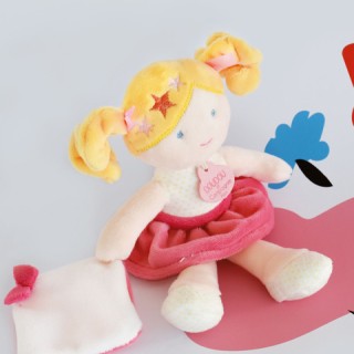 Poupée en tissu Demoiselle Swing Louison - 20 cm