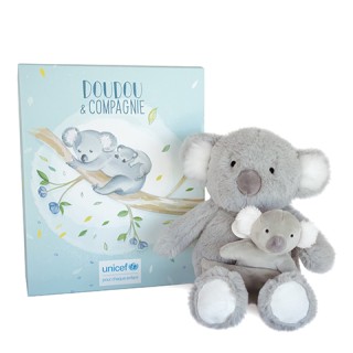 Peluche koala avec Bébé - 25  cm - Unicef