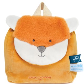 Sac à dos bebe renard - 20 x 20 x 10 cm - Unicef