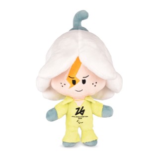 Peluche Mascotte ROCK FLO - Jeux Paralympiques Milano-Cortina 2026 - 20 cm