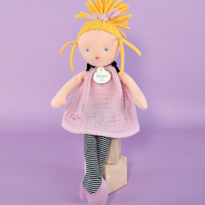 Poupée de chiffon  Inès-  Les Doucettes - 30 cm
