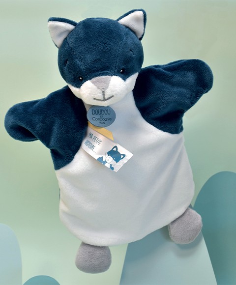 Marionnette à Main Loup - 25 cm