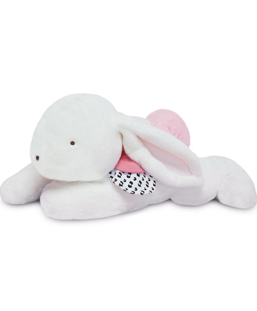 Peluche geante lapin beige