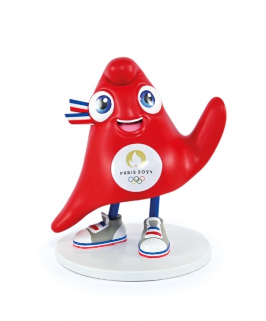 Figurine Mascotte officielle Olympique Jeux de Paris 14,5 cm 2024 Doudou et compagnie JO2507