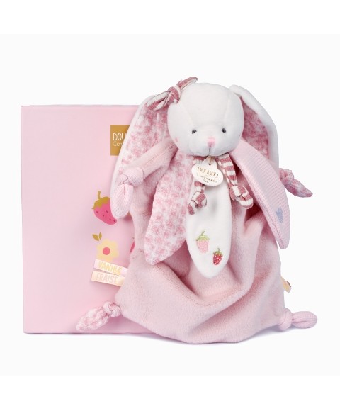 Lapin Vanille - Fraise Doudou - 25 cm