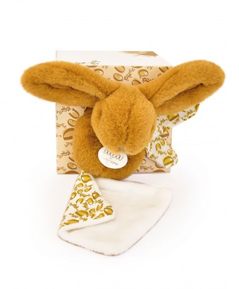 Lapin DOUDOU® - Peluche lapin jaune moutarde -dc4152-- 16 cm.jpg