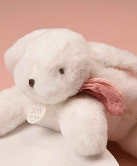 DC3736  2.jpg Pantin Lapin Vieux rose - Happy Boho - 25 cm