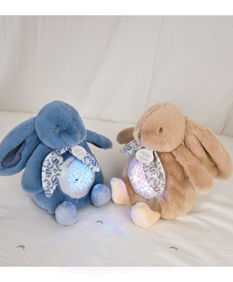 Veilleuse Lapin Musicale Projection mur et chansons Douces - Beige -DC4204-2.jpg