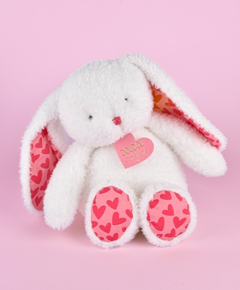 LAPIN JE T'AIME sans sac cadeau - 25 cm