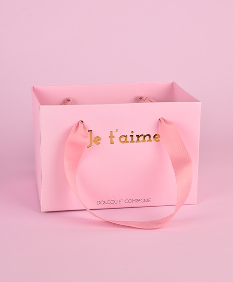 Sac cadeau Je t'aime