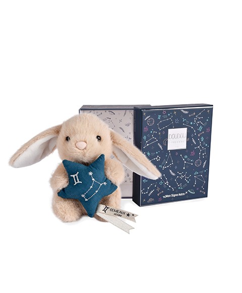 coffret lapin gémeau doudou et compagnie