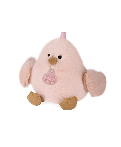 DC4700-PIOU - Peluche rose - 15 cm