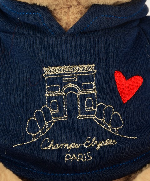 avec sweat marine brodé Champs Elysees-SP4287-2.jpg