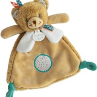 Doudou plat Ours marron Tiwipi - 23 cm