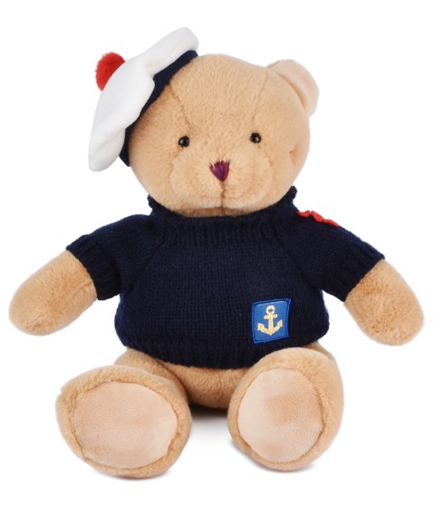 Peluche Ours Marin avec pull over