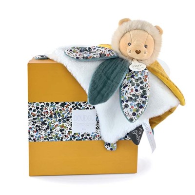 Doudou LION avec pétales - BOH'AIME - 27 cm