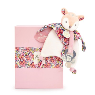 Doudou attache sucette Faon  - BOH'AIME - 20 cm