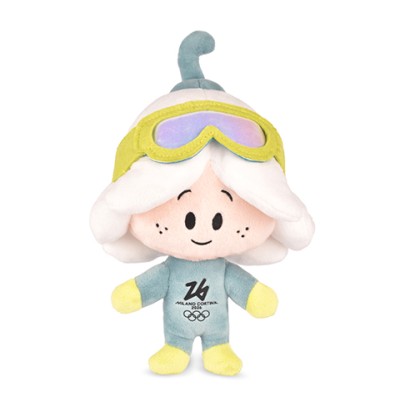 Peluche Mascotte SPORT FLO - Jeux Olympiques Milano-Cortina 2026 - 20 cm