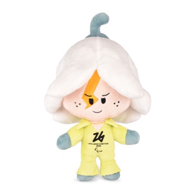 Peluche Mascotte ROCK FLO - Jeux Paralympiques Milano-Cortina 2026 - 20 cm