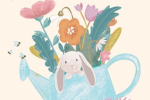 Carte cadeau Lapin aquarelle
