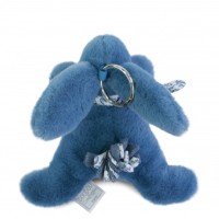 Lapin DOUDOU® - Porte-clés -  DC4370 BLEU