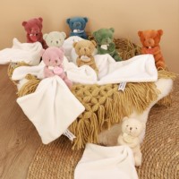 ourson doudou mouchoir