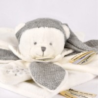 DOUDOU 25 ANS - OURS GRIS Doudou collector DC4337