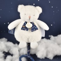 Doudou Boite a musique luminescente ours - DC4317
