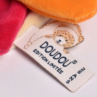 Doudou Fleur Collector Jaune/Orange- 25 cm - Réédition limitée et numérotée
