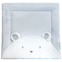 DC3064-Tapis de Parc Ours bleu - 100 x 100 cm