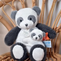 DC3987-Peluche Panda avec bébé - 25 cm - Unicef