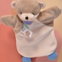 DC4014-Marionnette à Main Loutre marron