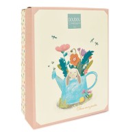 Doudou plat rose - LAPIN CIBOULETTE- 27 cm- boite.jpg