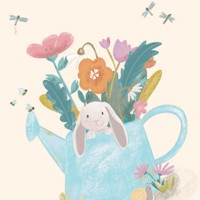 Carte cadeau Lapin aquarelle