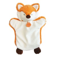 DC3616.-Marionnette à main Renard roux - 25 cm