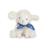 DC3817-Peluche agneau blanc avec chouchou - Modèle aléatoire