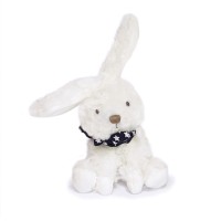 DC3818-Peluche lapin blanc avec chouchou - Modèle aléatoire