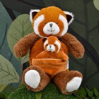DC3985-44.jpg - Peluche Panda roux avec bébé - Unicef