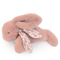 Lapin DOUDOU - Peluche lapin - 25 cm - Rose poudré- DC4140.jpg
