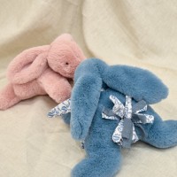 Lapin DOUDOU® - Peluche lapin Bleu - 25 cm - DC4141-5.jpg