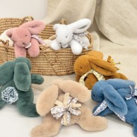 Lapin DOUDOU® - Peluche lapin Beige - 25 cm - DC4141.jpg